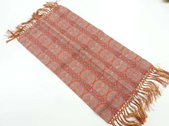 JAPANESE KIMONO / VINTAGE PLACE MAT / TRADITIONAL PATTERN